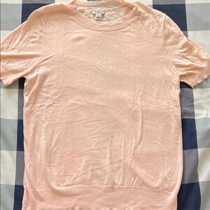 J. Crew women’s pink knit Tee
